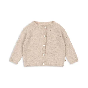 Cardigan fra Konges Sløjd - Off white melange Poientelle
